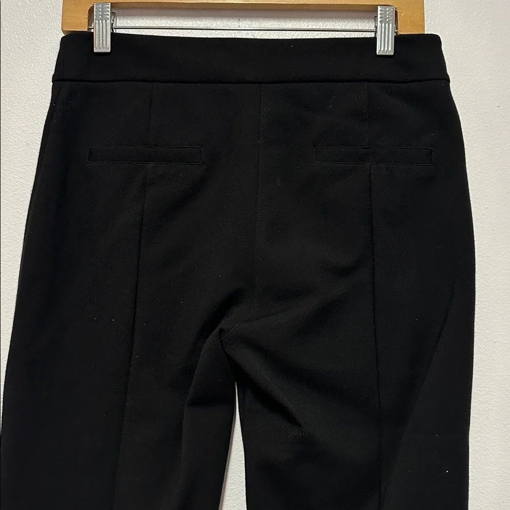 Beta Brand Women's Black Slim Fit Cigarette Ponte Pants with zip ankle - Picture 6 of 7